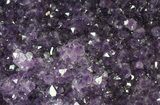 Dark Purple Amethyst Cluster On Wood Base #50070-1